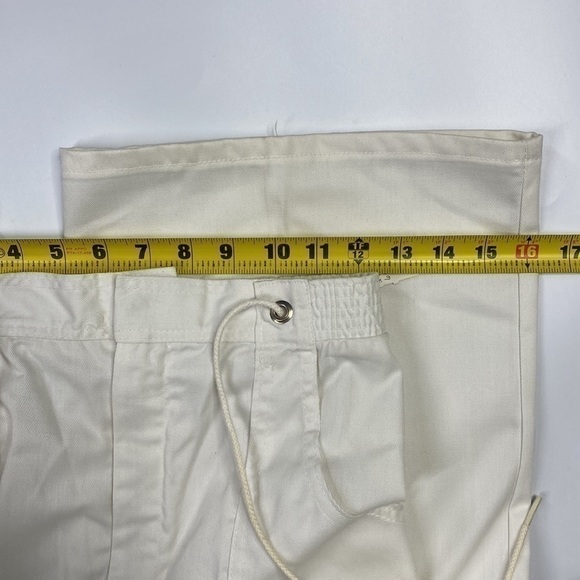 Vintage JcPenny Fashions White Polyester Drawstring Pants Size 13 (28x34) NWT - Picture 10 of 16